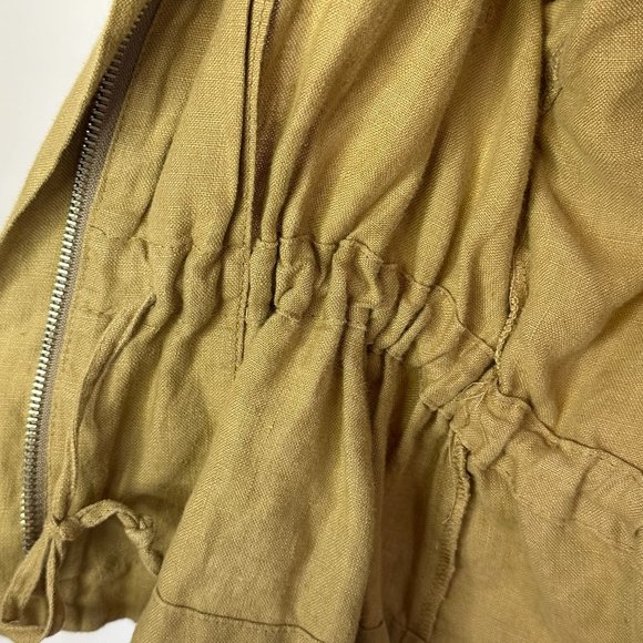 ZARA Jacket Utility cargo safari Tan Khaki Pocket Cropped XS - Picture 10 of 12